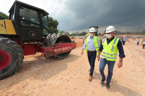 Governador Wilson Lima Vistoria Obras Da Segunda Fase Do Complexo