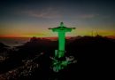 Histórico! No dia Mundial do Meio Ambiente, Cristo Redentor ganha cores em alusão à Copa da Floresta